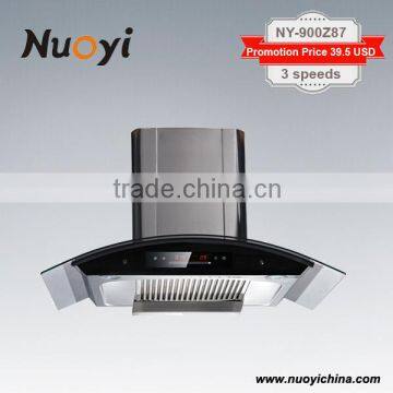 2016 Cheapest chinese kitchen exhuast range hood with motion sensing function