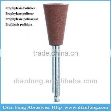 Ar106M Brown RA Shank Low Speed Cup Silicone Rubber Prophylaxis Polisher For Polishing Ceramic Dental Hygiene Degree