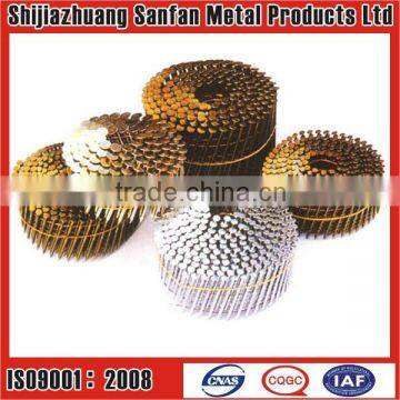 Painted or Polished Coil Nail for pallet