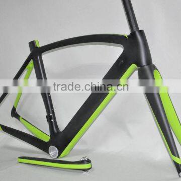 2014 Dengfu brand hot saling full carbon material cheap sport bikes frameset for road bike