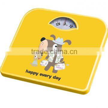 BR2015 Yellow Dog Electronic Weighing Scale Health Scale Mechanical Personal Scale Camry Weigh Scale