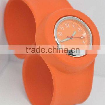 Fashion Rainbow Silicone Slap Sport Quartz Watch For Gifts With Size Customized photo-4