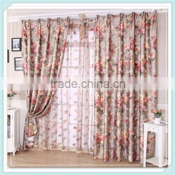 Euro-classic fire retardant yarn dyed beautiful curtain XJC 0017