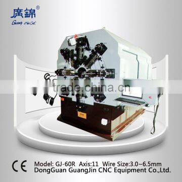 GJ-60R 2.5-6.5mm Cnc Camless Wire Rotation Spring Machine