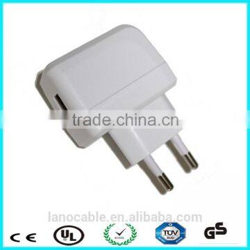 TUV certified 5v 1a or 2a usb power adapter