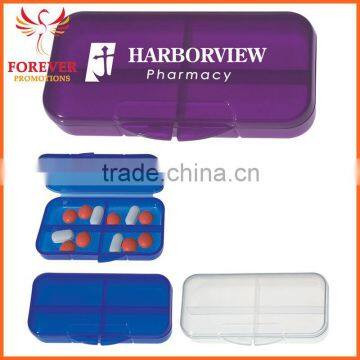 Promos Gifts Disposable Rectangular Plastic Hotel Use Amenities Pill Holder