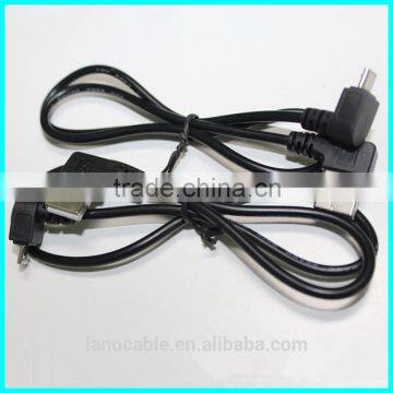 20cm 28awg Right Angle Micro Usb to 4pin Molex Cable photo-2