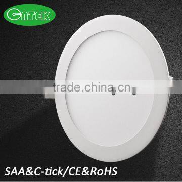 2015 CNTEK Wholesale 12W round led panel downlight SAA CE ROHS