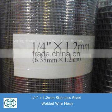 1/2" 1/" 3/4" 1" 304 Stainless Steel Welded Wire Mesh for protection