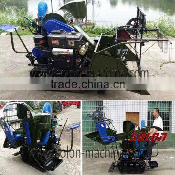 2014 Hot Selling Wheat and Rice Mini combine harvester with new designed appearance