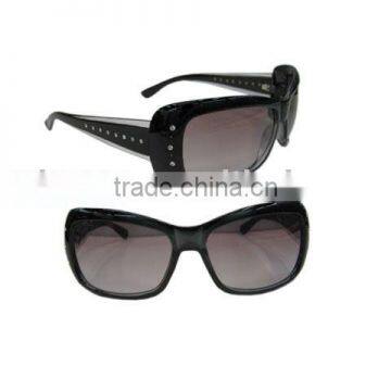 Sunglasses/Fashion sunglasses/Plastic sunglasses/ Eyewear with 2 color and stones