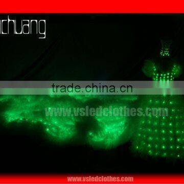Evening Party LED Light Wedding Dress For Sale photo-4
