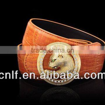 Buy Leather Belt & Leopard Buckle in Bulk, Custom Your Belt