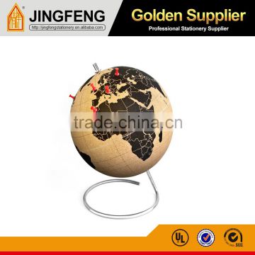 Large cork globe paper globe