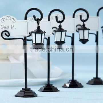 "Bourbon Street" Streetlight Place Card Holder with Coordinating Place Cards