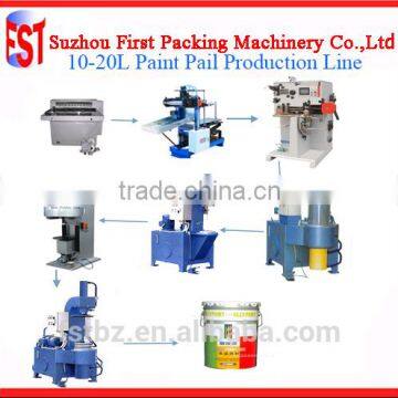 18L-20L Semi Automatic Conical Can Production Line