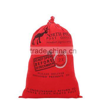 Christmas gift bag New fashion santa sack bag with drawstring