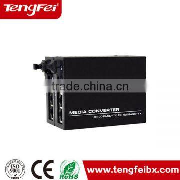 Very nice price Dual Fiber 20KM Media Converter 10/100M 2 RJ45 1 Fiber Ethernet Optical Fiber Converter                        
                                                Quality Choice