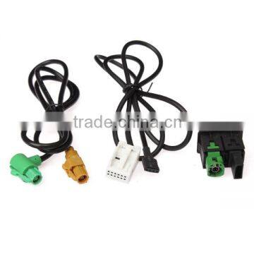 Car USB Interface Adapter Radio AUX In Input For VW POLO Magotan Touran