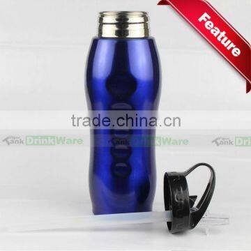 Finger Grip Metal Bottle Lift Up Straw