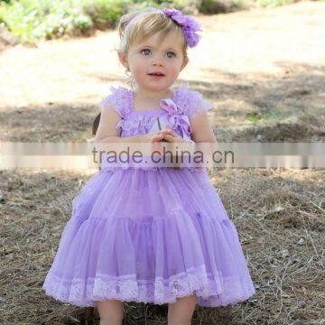 New Print Design Ruffles Baby Girls Dresses