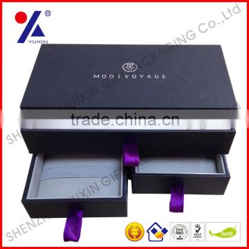 Best quality jewelry box &jewelry gift box/ thickness material of jewelry box free sample for wholesale