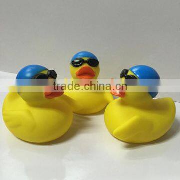 Waterproof weighted duck cool sunglass floating toy