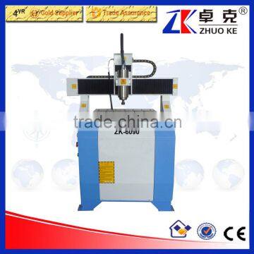 Small Size Wood Acrylic MDF CNC Router Machine ZK-6090 With 3.2KW Water Cooling Spindle&Stepper Motor