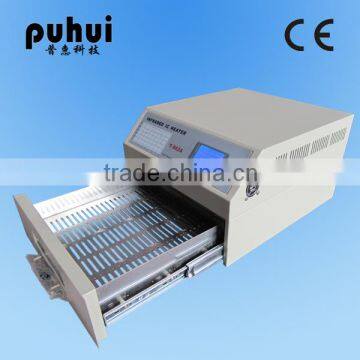 T962A LED Infrared IC 300*320mm desktop reflow oven with manual Solder paste printer hot sale