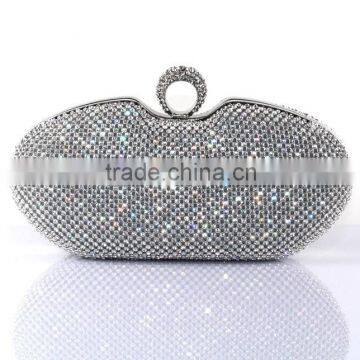 2015 Top selling new arrival women crystal and rhinestone clutch bag