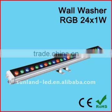 RGB wall washer led lights 24w