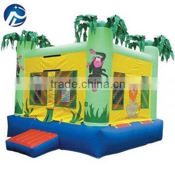 Tropical bouncy castle/ inflatable tropical castle/ jumping castle with bounce house