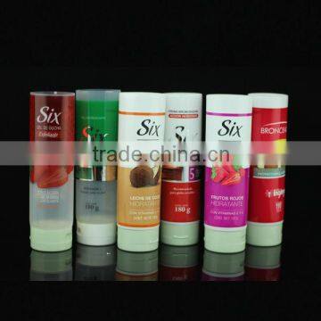 200ml Natural Sunscreen Cream Cosmetic Plastic Packaging White Tube With Flip-Top Cap