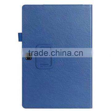 Factory Direct Pricing Cow Leather Multifunctional Case for Samsung Tab Pro S With Built in Stand, Hand Strap photo-4