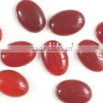 10x7mm Oval Red Agate Cabochon