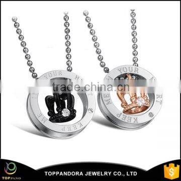 24h SALE Jewelry Toppano Design Pendant Charm Stainless Steel Silver and gold Jewelry