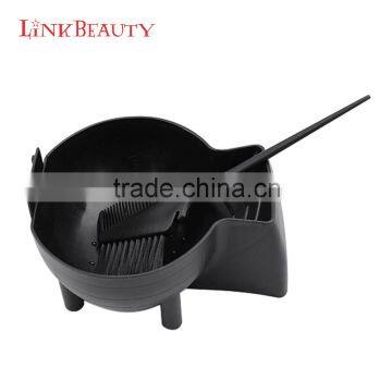 Durable 300ml Hair Dye Bowl With Rubber Stand Color Mixer Bowl For Salon