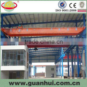 china hot sale electric hoist double beam moving crane