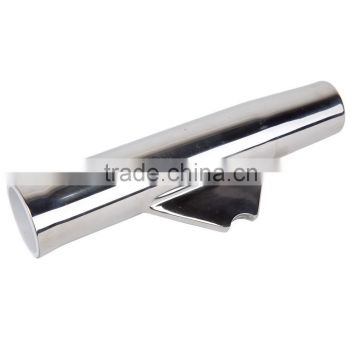 Polished Stainless Fishing Rod Holder