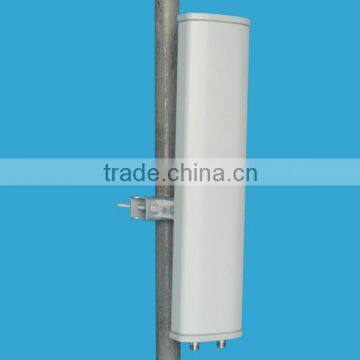 Antenna Manufacturer 2300-2700MHz 2x13dBi 120 Degree Dual Polarized / Dual Feed Sector WiFi Panel 4g Antenna Outdoor