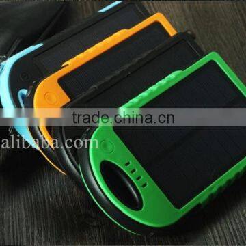 Safe and Real 5000mAh Solar Power Bank Special for Outdoor Solar Power Bank Mobile Phone Solar Charger photo-3