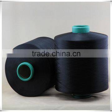 100% polyester yarn DTY 150D/48F dyed