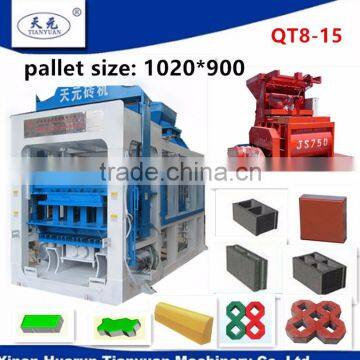 Hot sale QT8-15 brick and block machine for sale