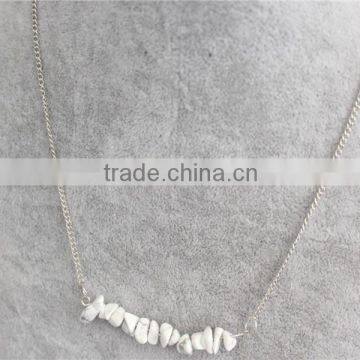 2016 Cheap Factory Price Fashion Jewelry White Gold Plated Jewelry, Stone Beads Necklace Jewelry photo-4