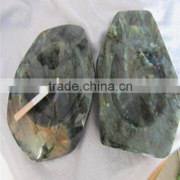 2015 hot sale labradorite crystal stone Ashtray for sale