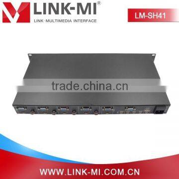 LINK-MI LM-SH41 Digital and Analog Signal 4 Way HD Video Synthesizer With RS232 photo-2