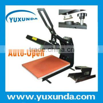 Auto open T-shirt sublimation machine with digital separate controller