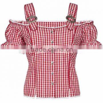 Trachten Oktoberfest Bavarian Traditional Ladies Shirt/Blouse photo-2