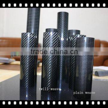 China professional manufacturer Custom round 3k carbon fiber tube price
