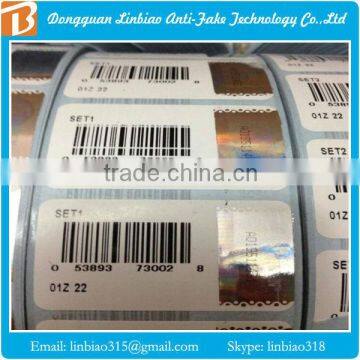 Roll hot stamping foil adhesive hologram printing